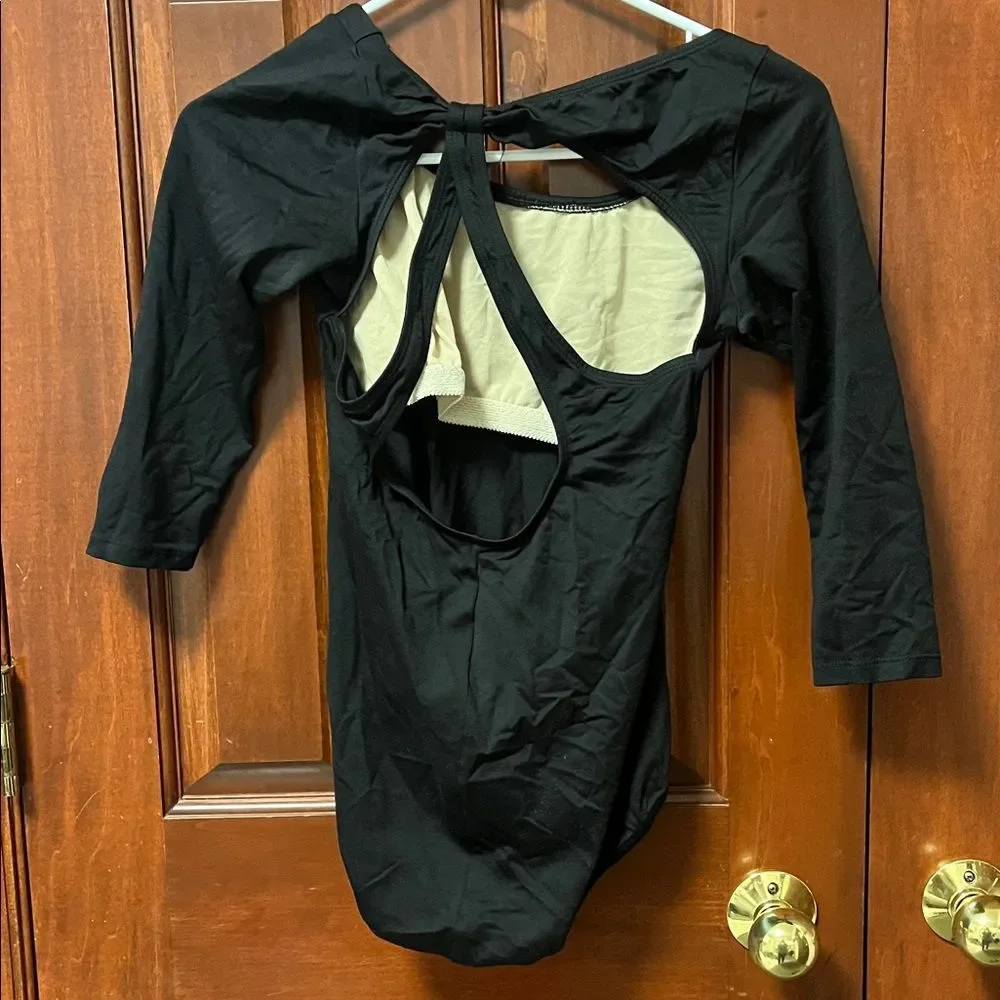 Natalie Dancewear Black Kids Dance Costume